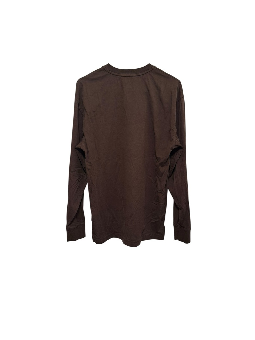 RedHead. Men's Brown Long-Sleeve Henley with Chest Pocket - Picture 3 of 5